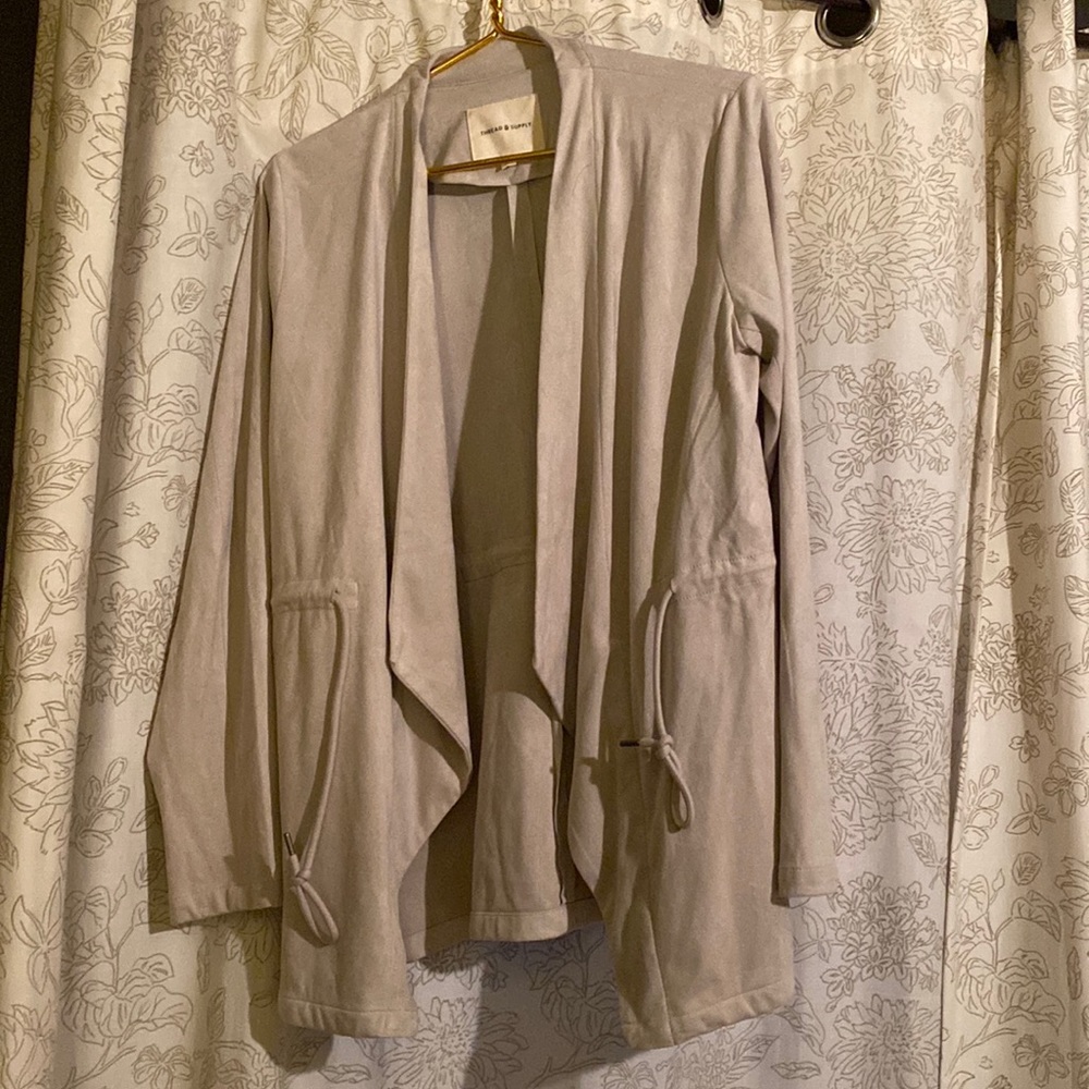 Thread & Supply faux suede jacket